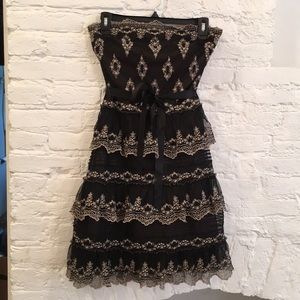 BCBG MaxAzaria strapless dress